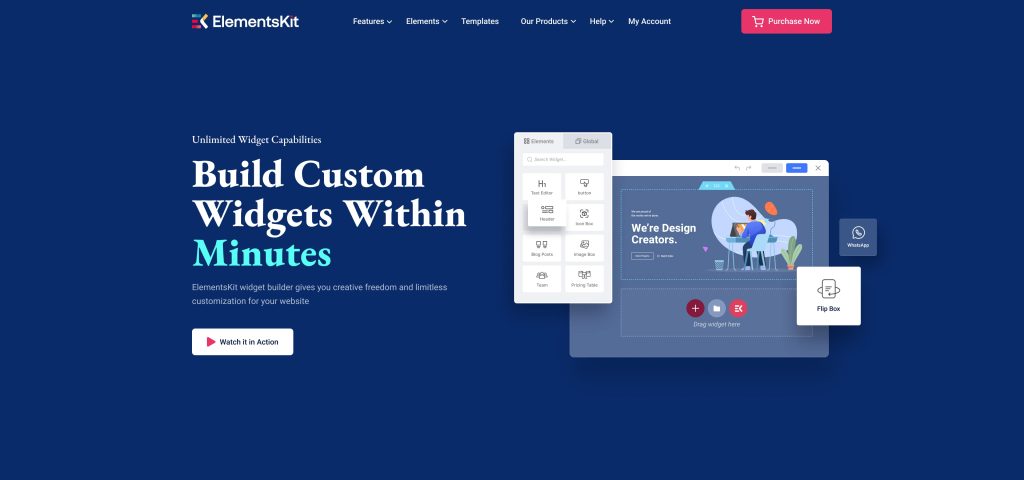 Widget Builder Landing Page - Widget Builder