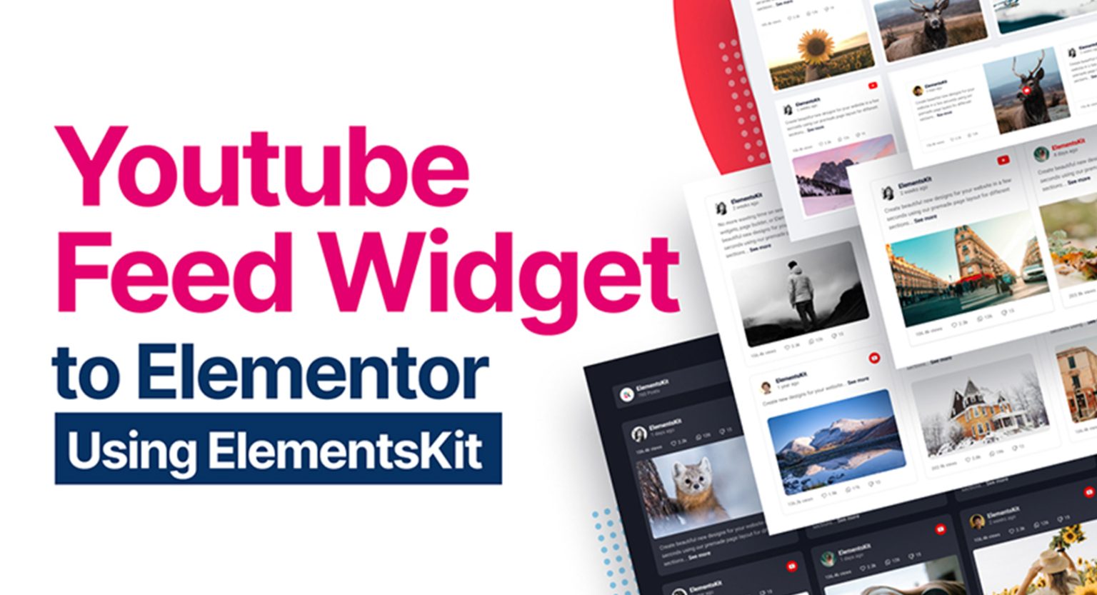 Youtube Feed elementskit