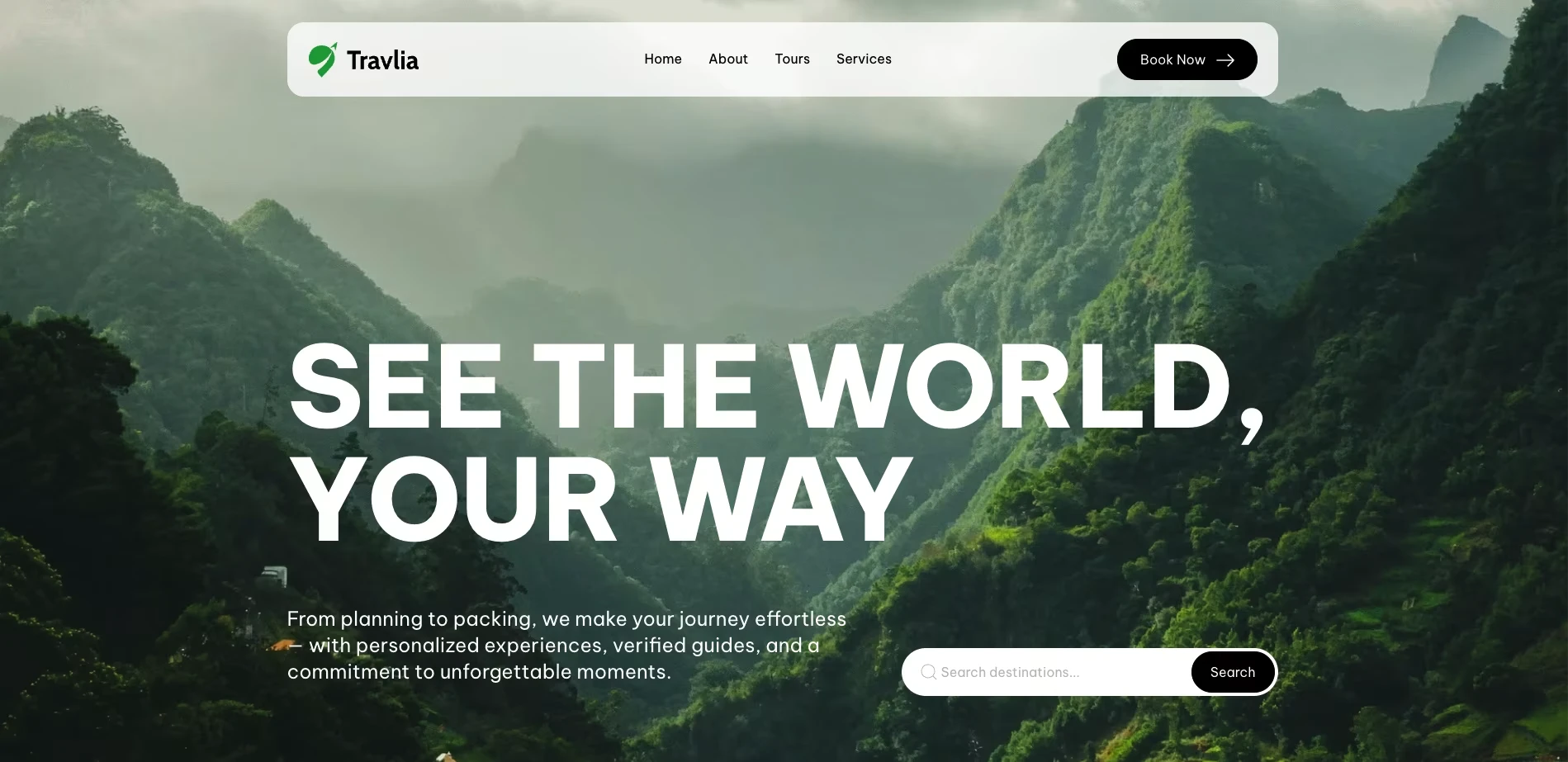 Travlia Travel Agency Template