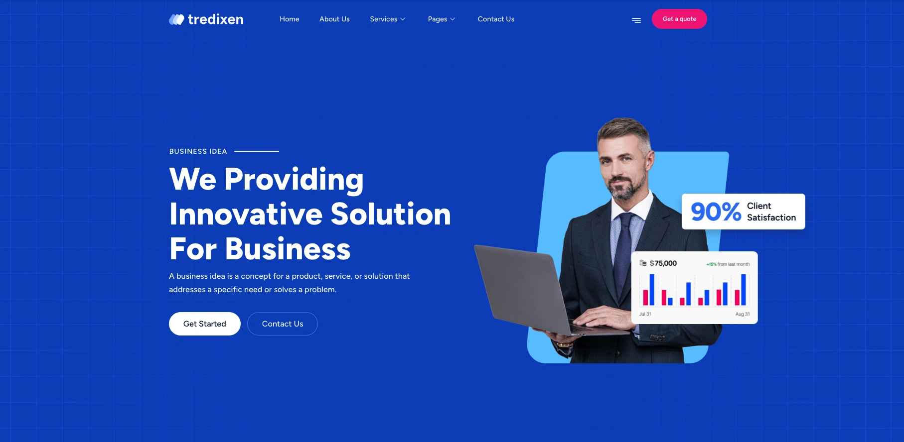 Tredixen Trading and Finance Template