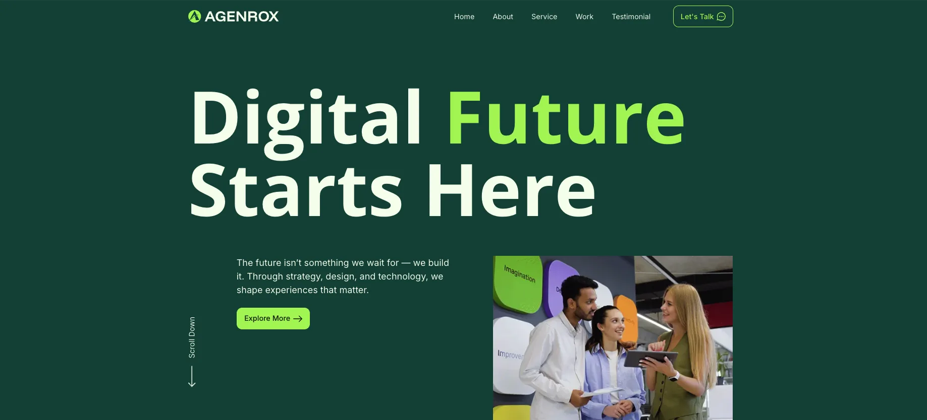 Agenrox Digital Agency Template