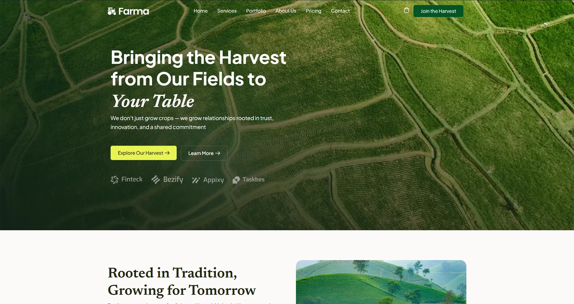 Farma Agriculture Firm Template