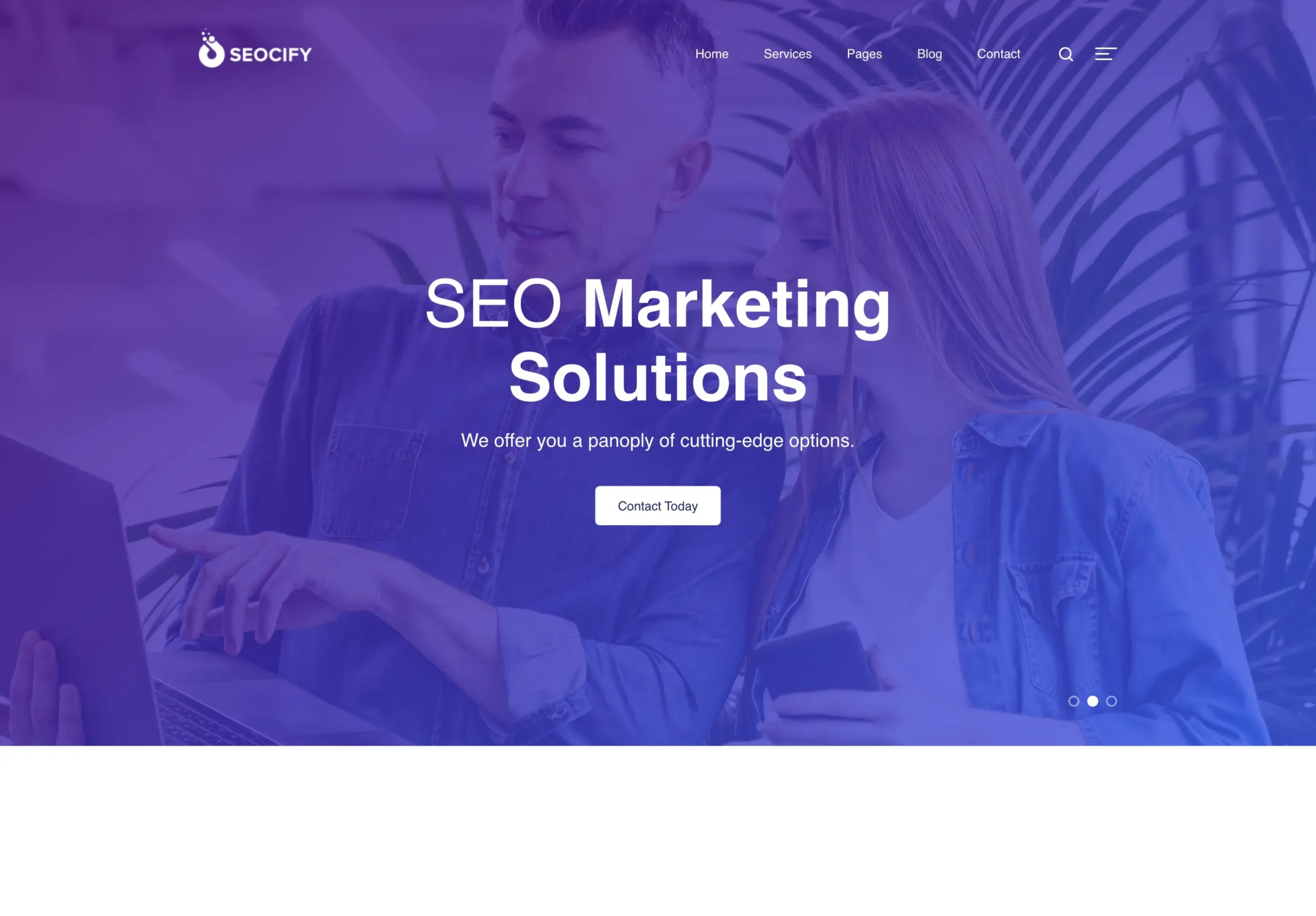 Seocify Digital Marketing Agency - Gutenberg  WordPress Template