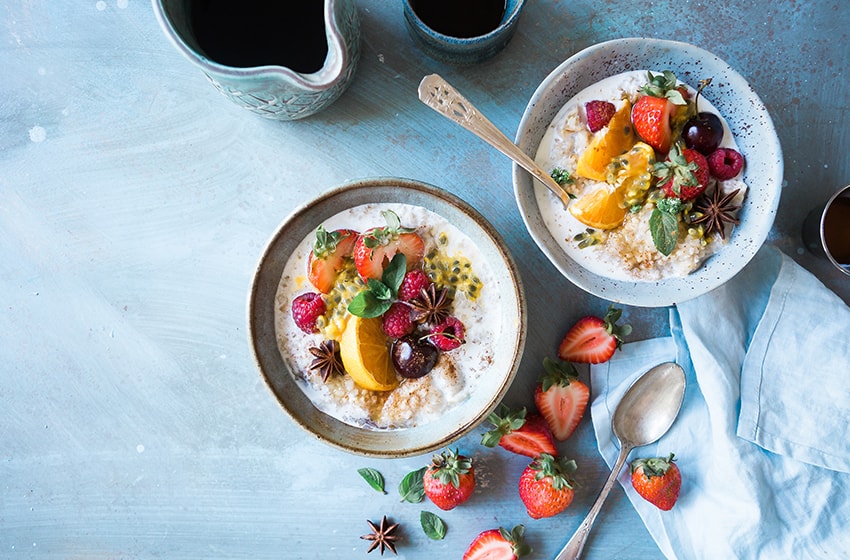 Blueberry Muffin Cool Smoothie Bowl the produce crop yields