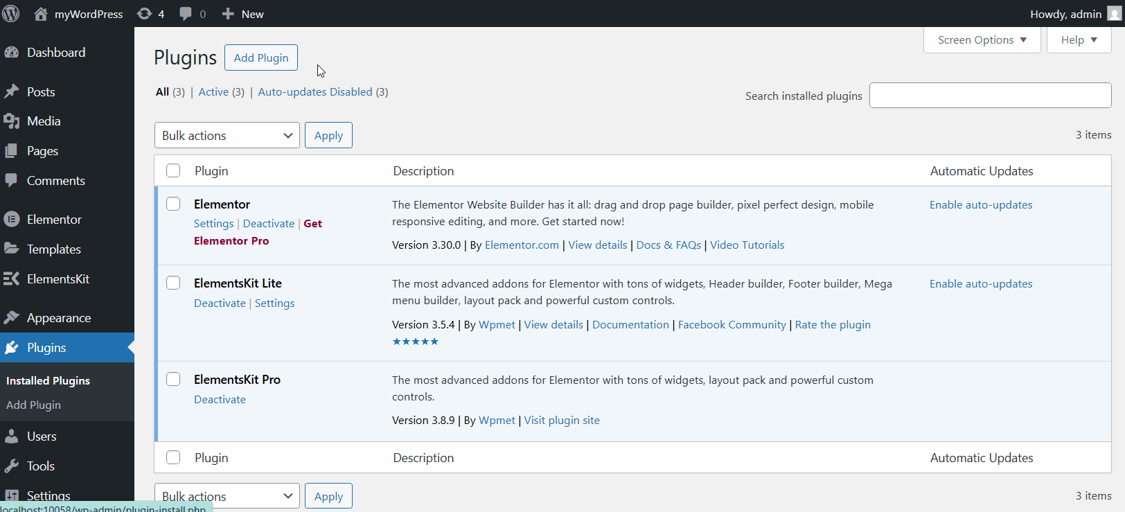 InstallingWordPress contact form manually