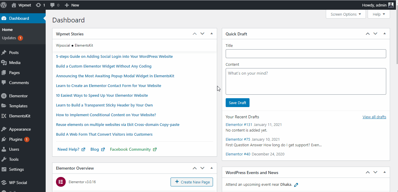 How to install Elementor form builder plugin — MetForm
