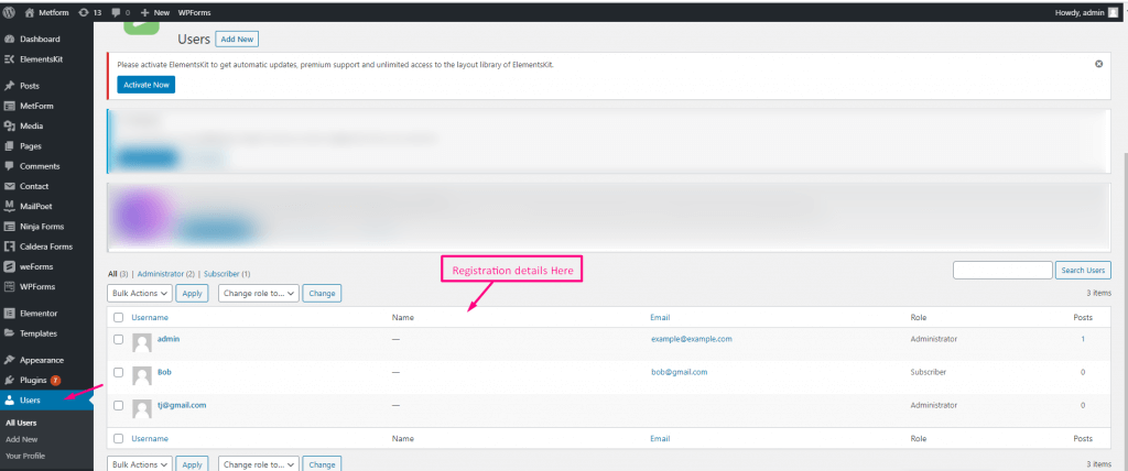 Integrate Auth with MetForm