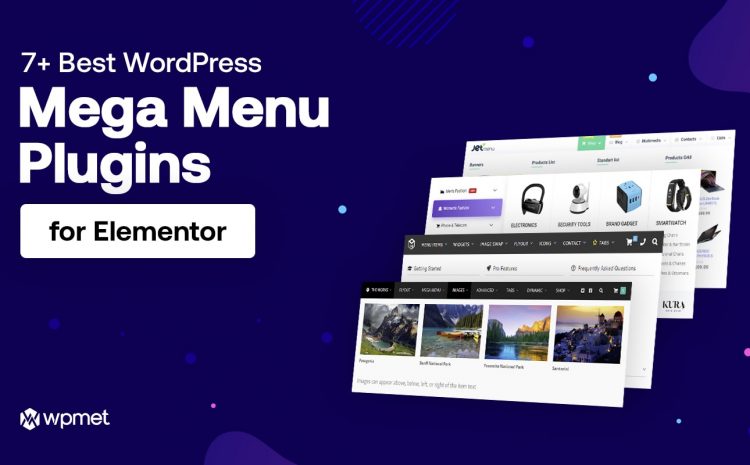 Banner de los mejores complementos de megamenú de WordPress