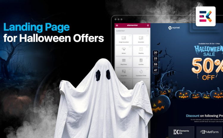 Comment créer une page de destination WordPress pour vos offres d'Halloween avec ElementsKit