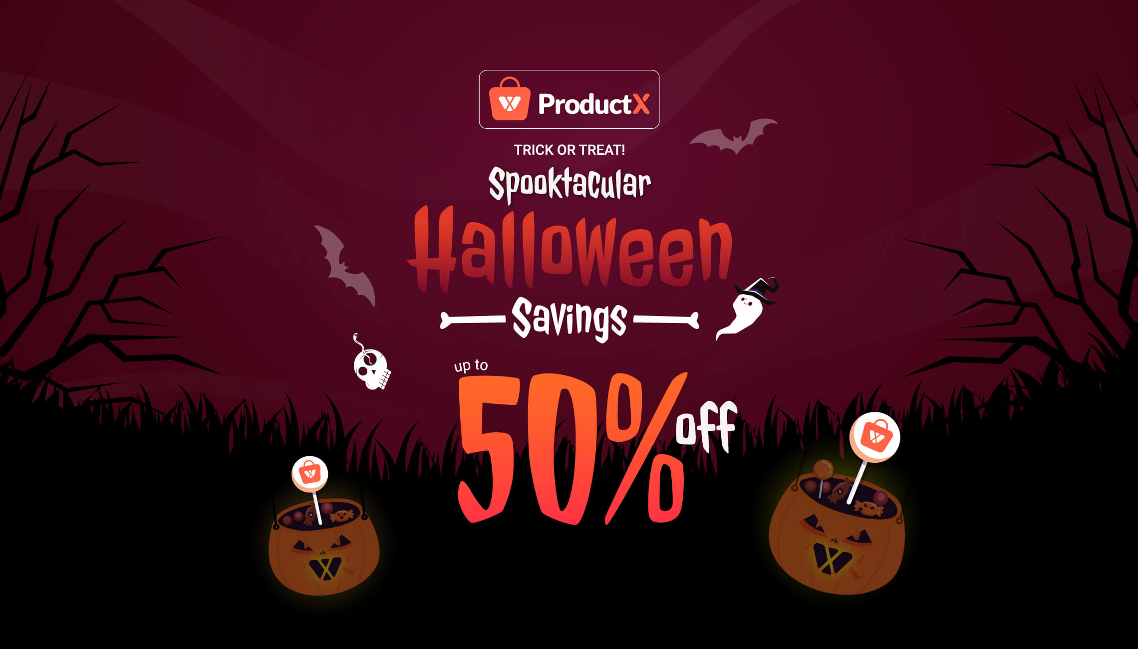 ProductX halloween offers