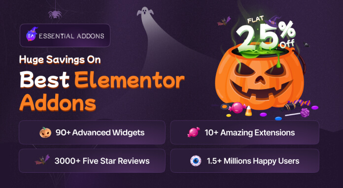 Essential Addons Halloween deal
