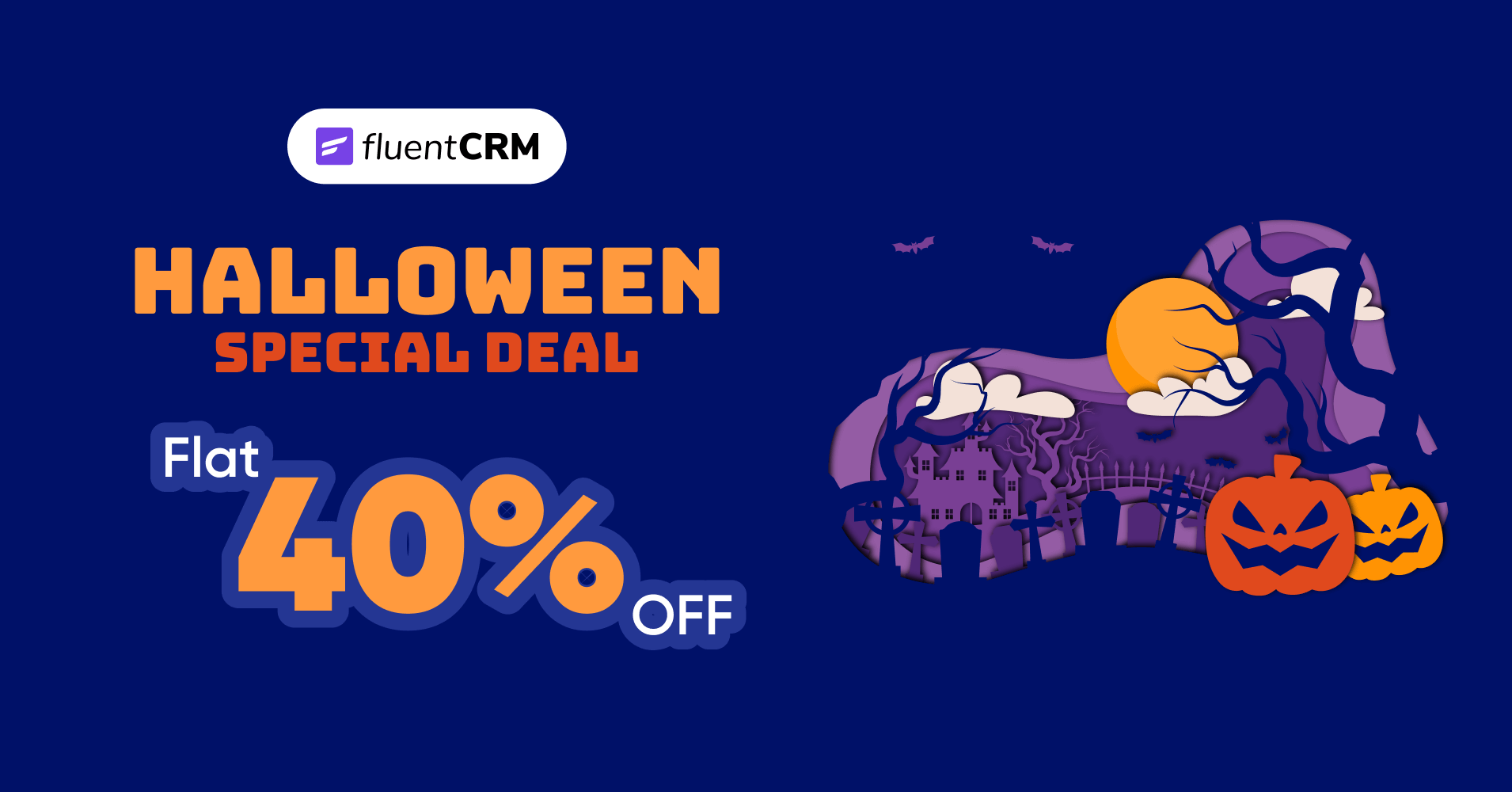 FluentCRM halloween deal