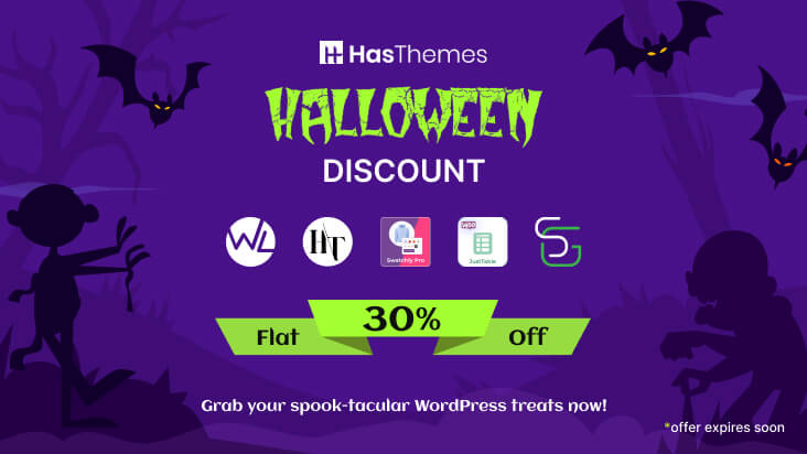 HasThemes Halloween deal