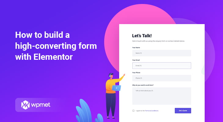 Design a form with MetForm