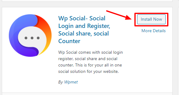 Install Wp Social