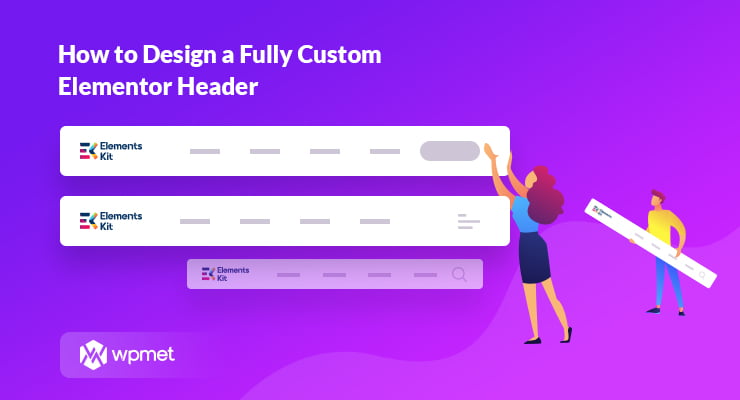 how to design a custom header