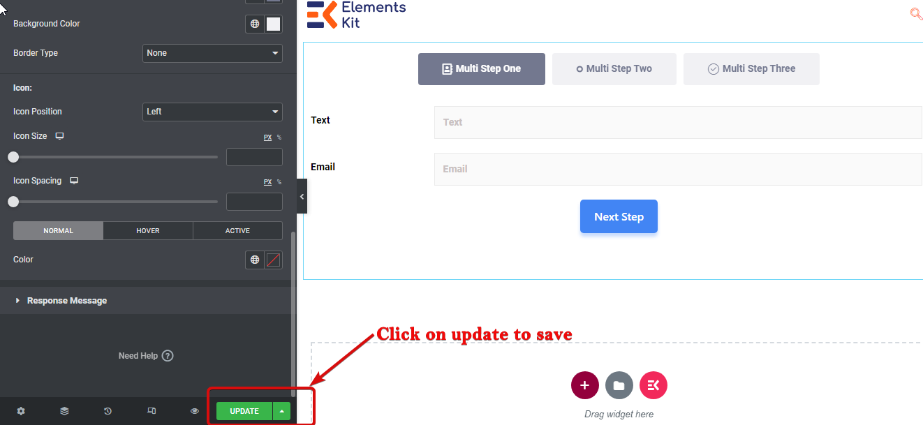 How to add multi-step form with MetForm