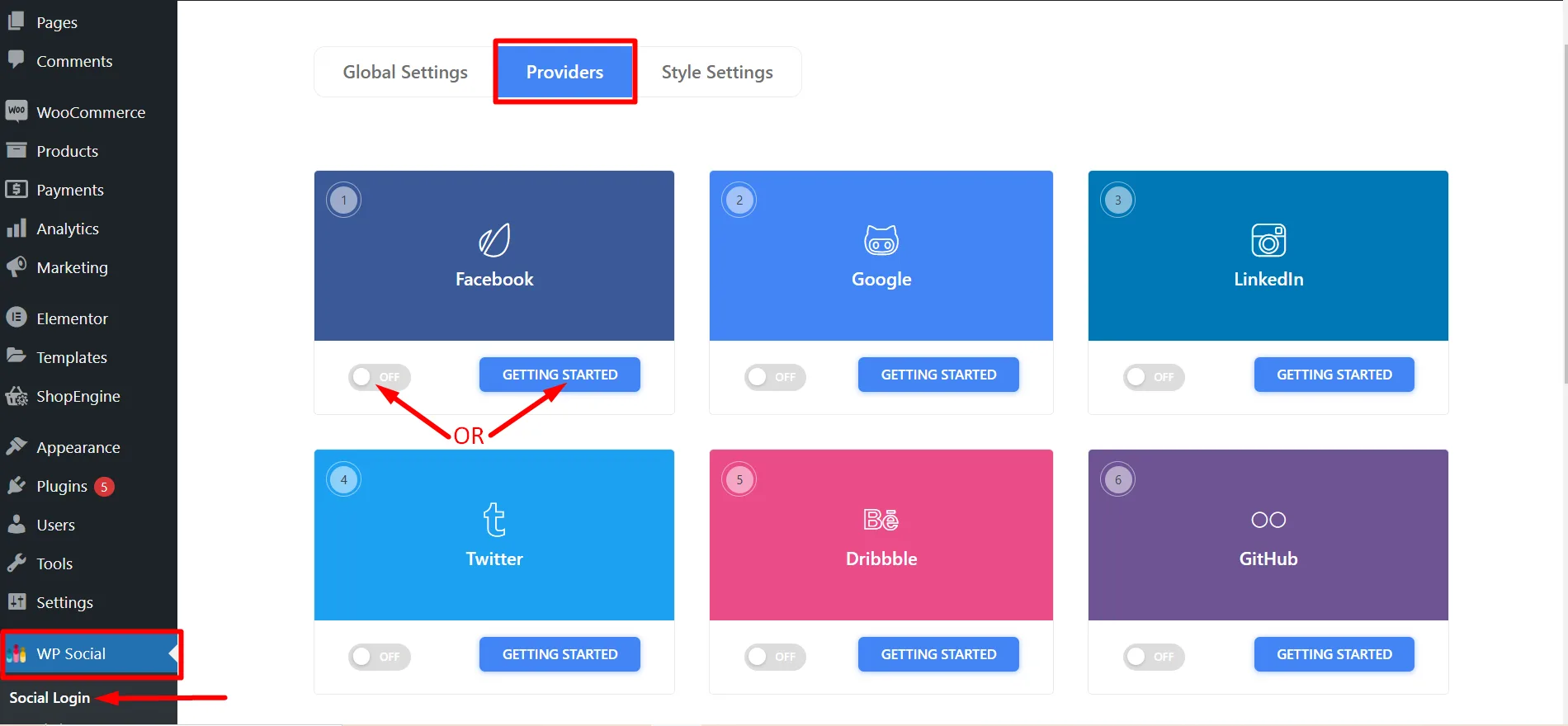 Wp Social Login til Facebook Kom godt i gang