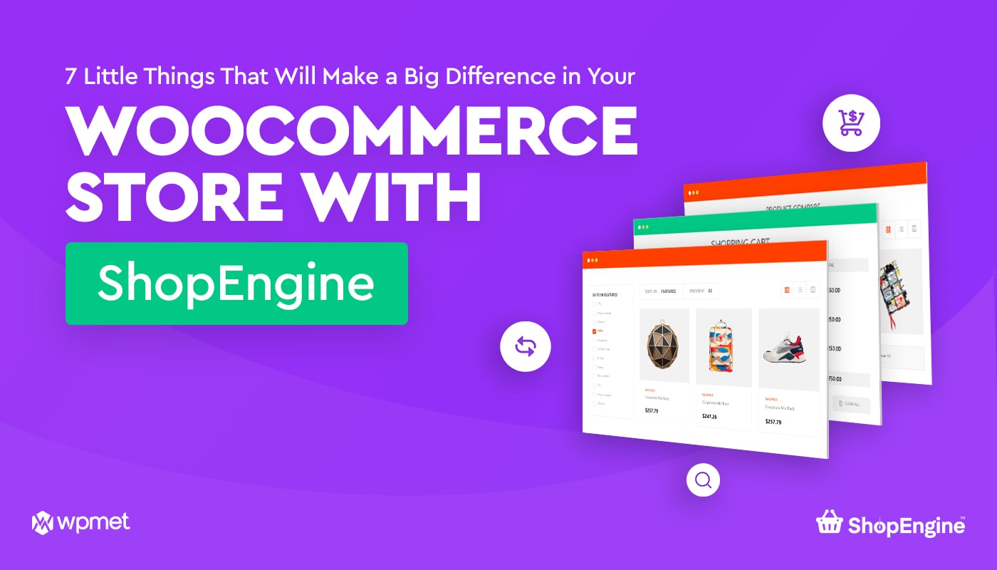 Woocommerce store with shopengine