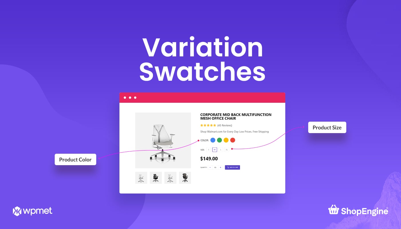 Variation swatches