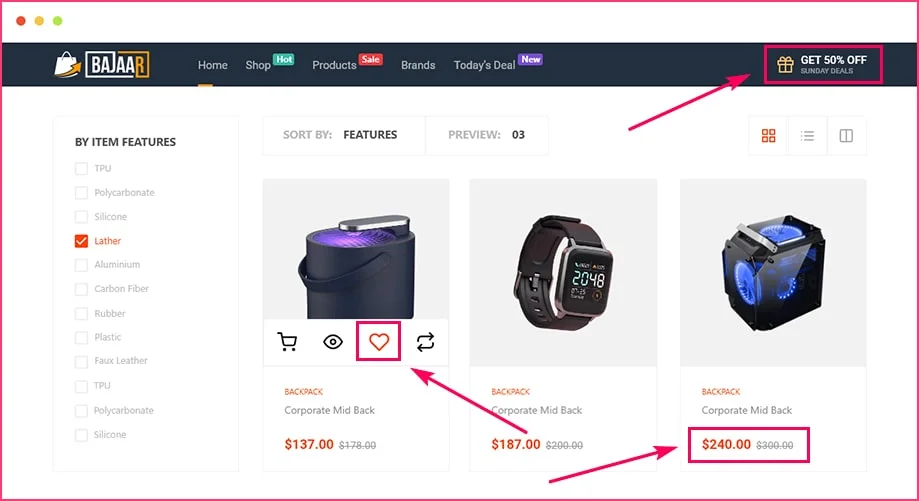 ShopEngine_Enable Wishlist_Products Comparison_Vouchers