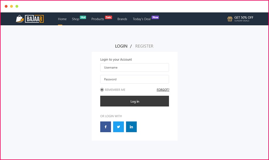 Let the customers login/register during checkout With ShopEngine's Elementor WooCommerce widget
