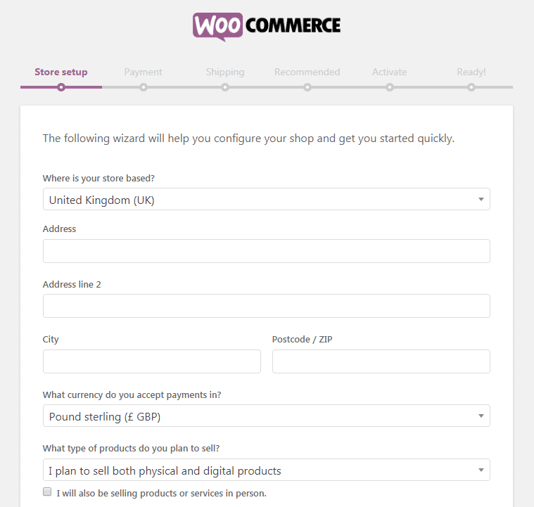 woocommerce コレクション セットアップ