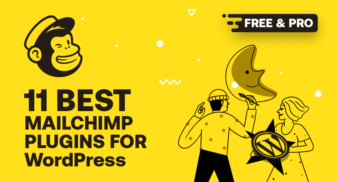 Best Mailchimp plugins for WordPress banner