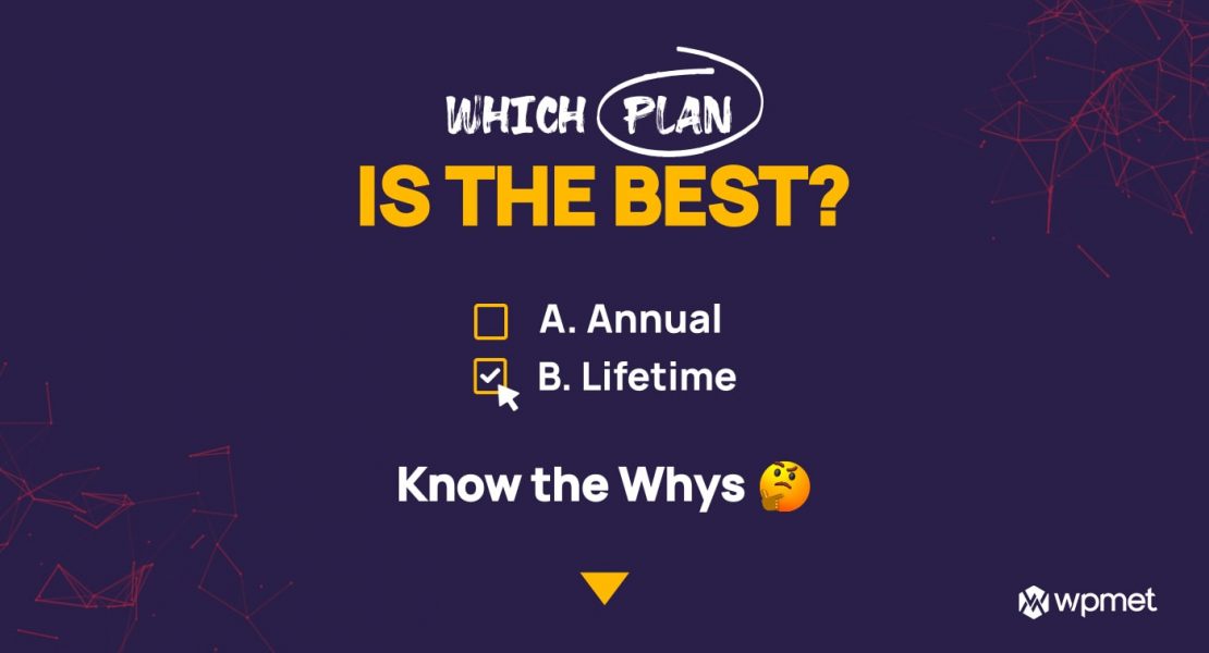 Why should you prefer a lifetime plan banner