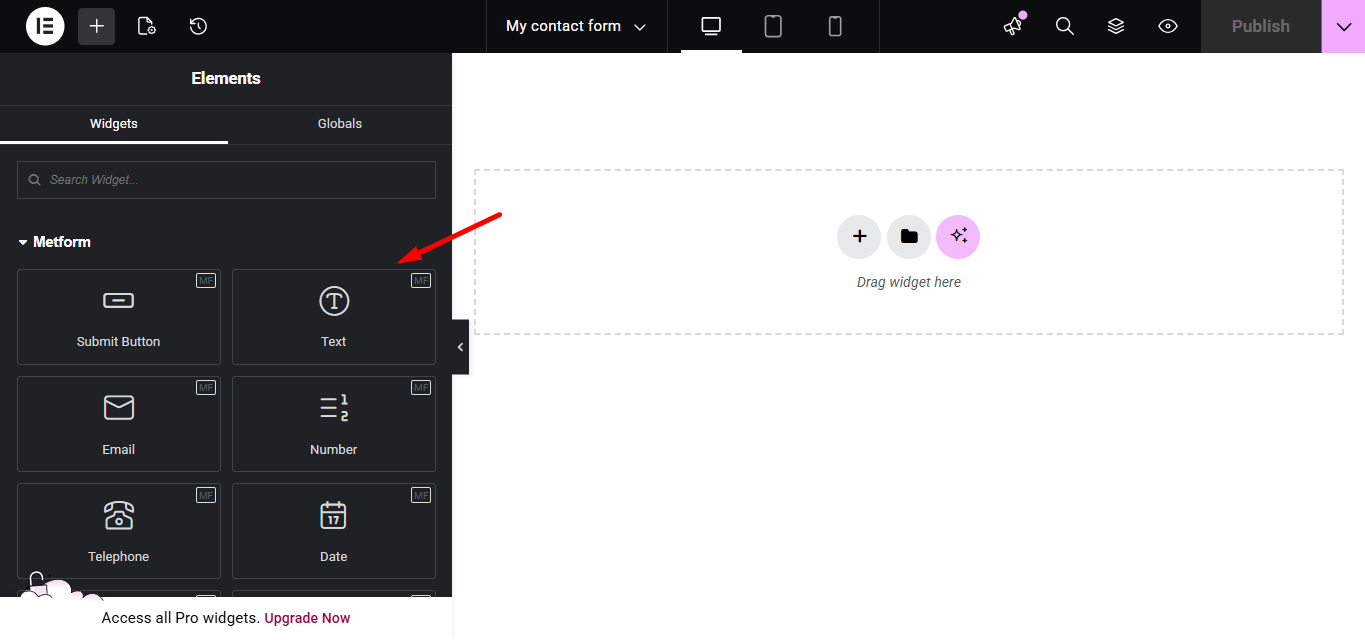 Explore Metform's form designing elements
