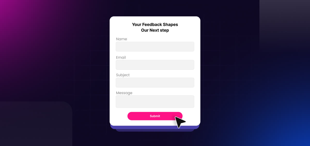 Make feedback forms easily with Metform