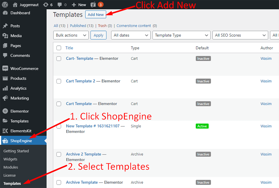 Add a new template for checkout form- billing