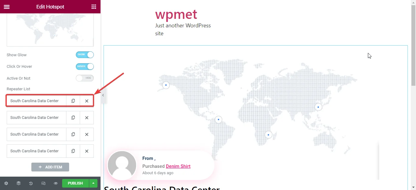Adicionar dica de ferramenta ao ponto de acesso de imagem WordPress com ElementsKit