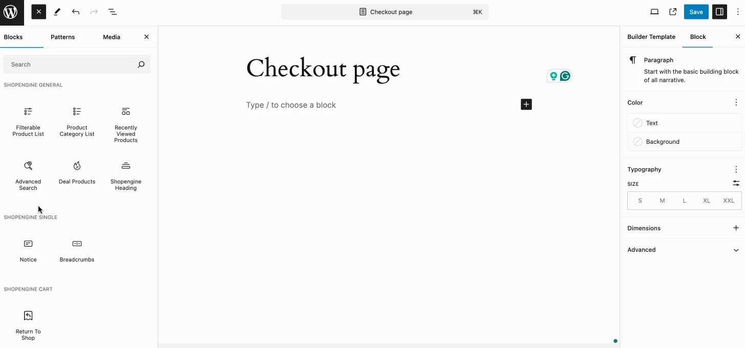 Edit WooCommerce checkout page using plugin or builder, ShopEngine