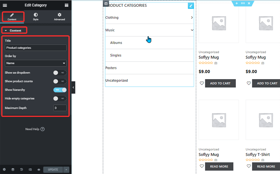  content settings categories