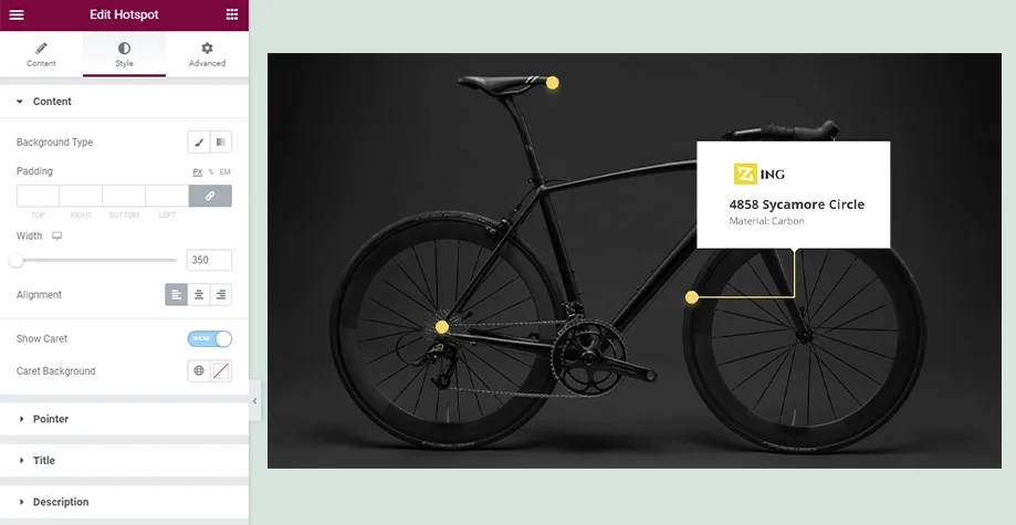 Crie imagens de hotspot WordPress com Elementskit