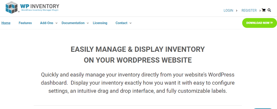 WP Inventory Manager