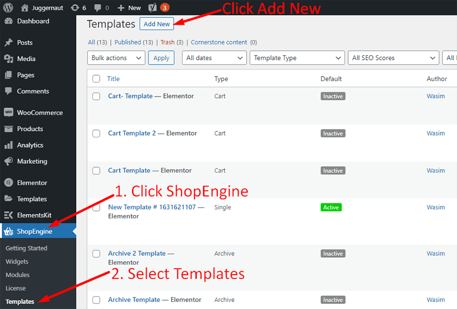 Add a new template for quick view module
