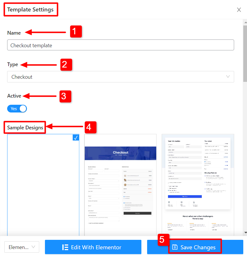 create templat for checkout shipping form