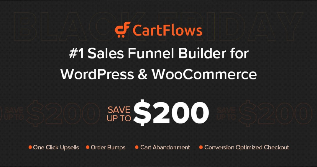 CartFlows WordPress Black Friday deal