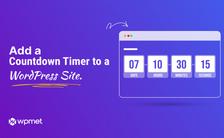How to add a countdown timer to your wordpress site banner