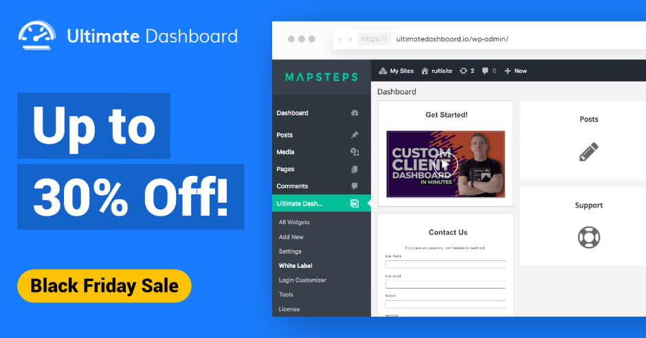 Ultimate Dashboard Black Friday deals