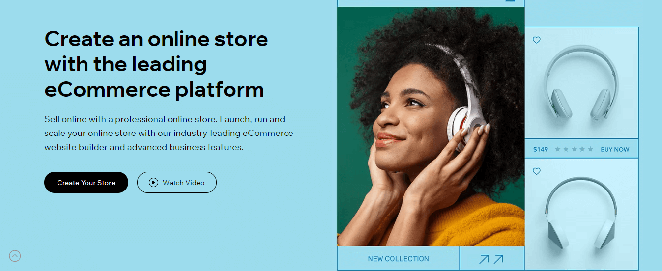 Wix platform for eCommerce