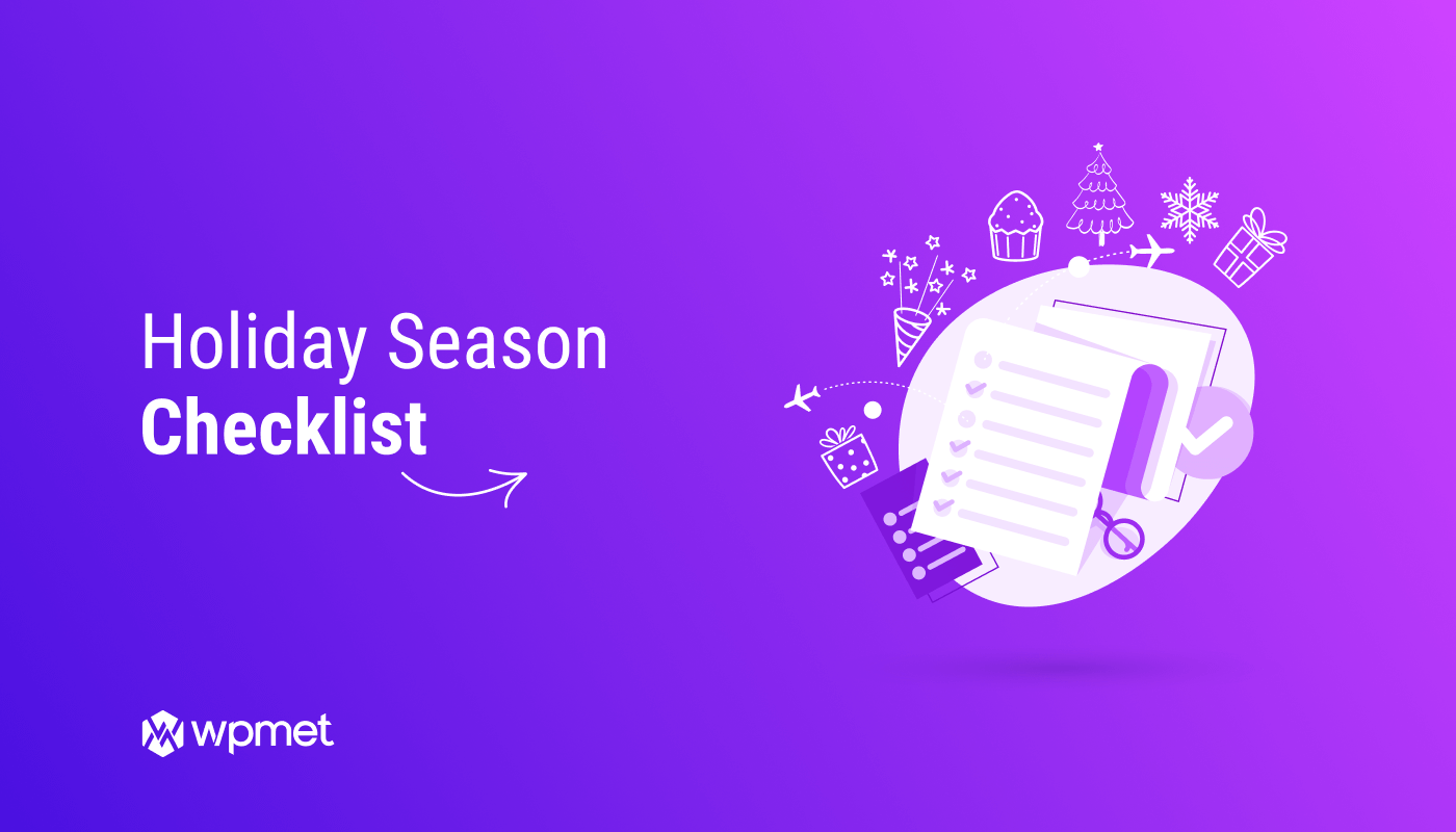 Holiday season checklist