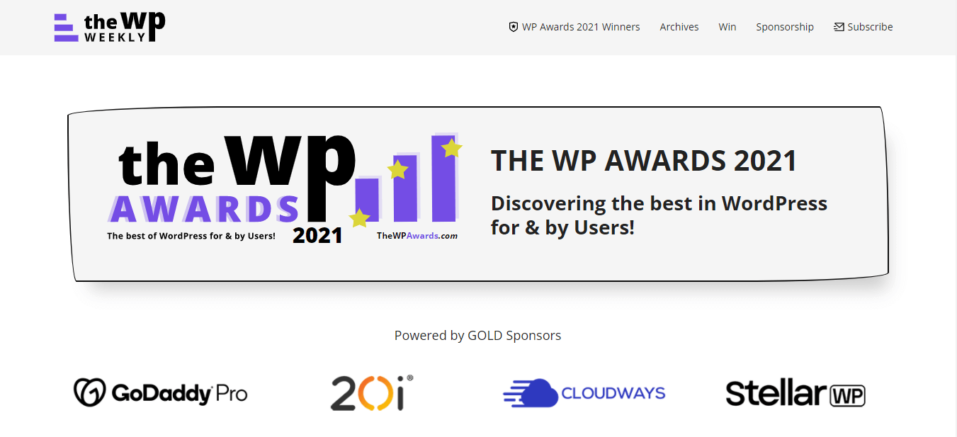 The WP Awards 2021