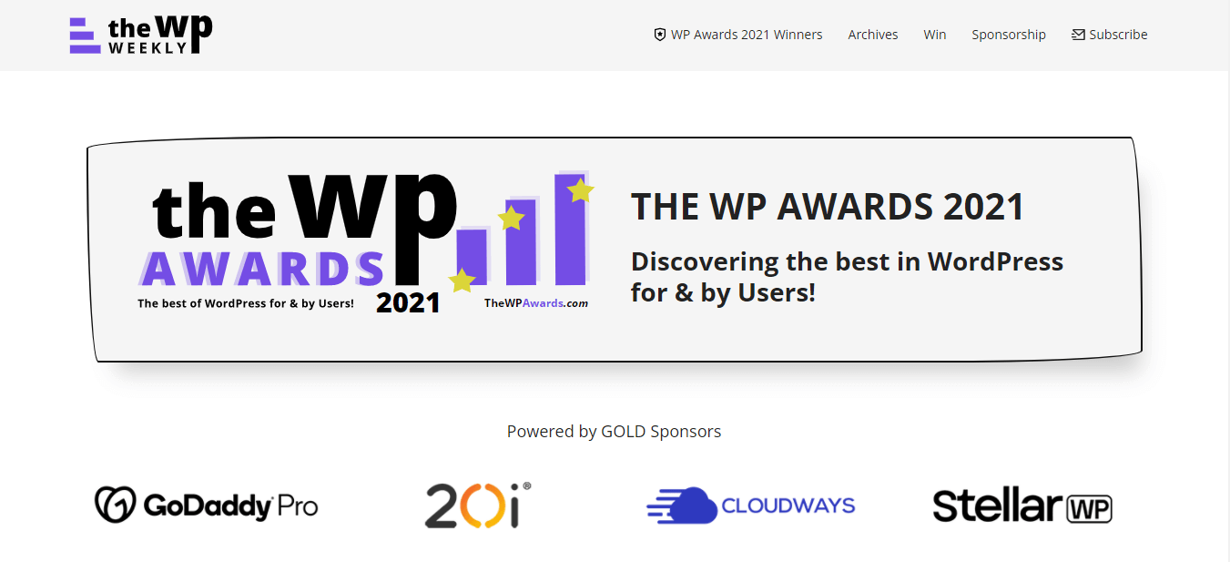 WP Awards 2021