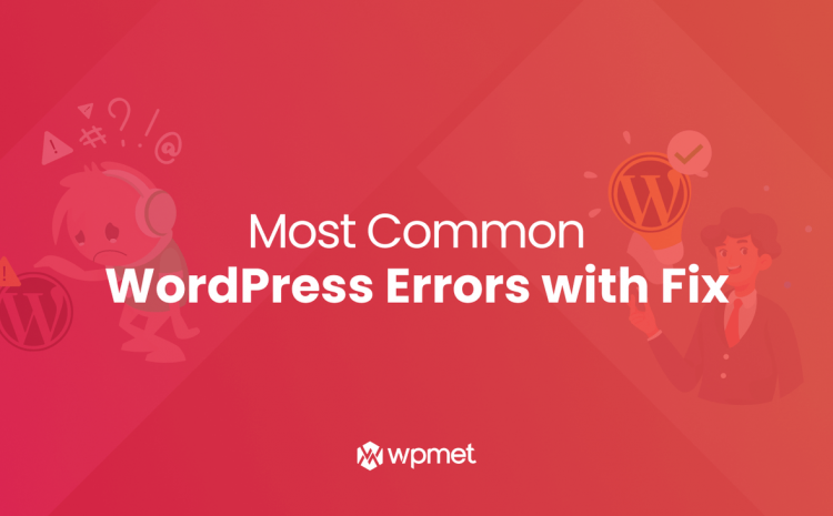 common wordpress errors