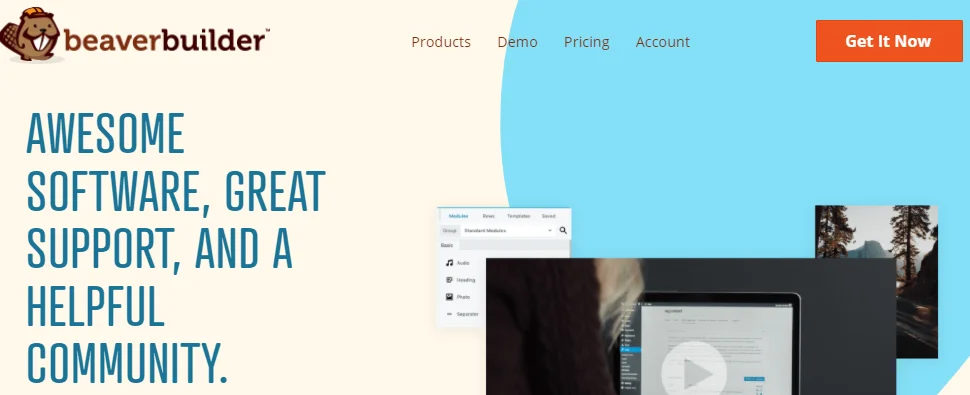 Beaver Builder Construtor de sites - Construtores de sites WordPress