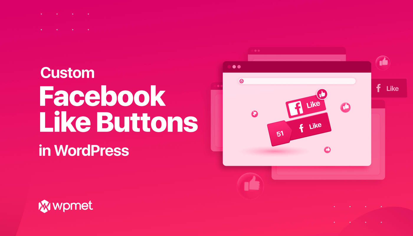 Create custom Facebook like button in WordPress