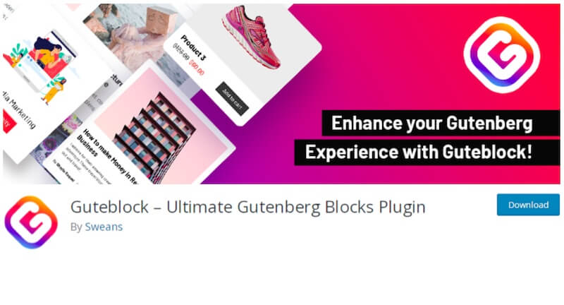 Guteblock WordPress gutenberg plugin